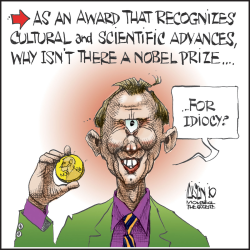 NOBEL PRIZE WEEK by Aislin