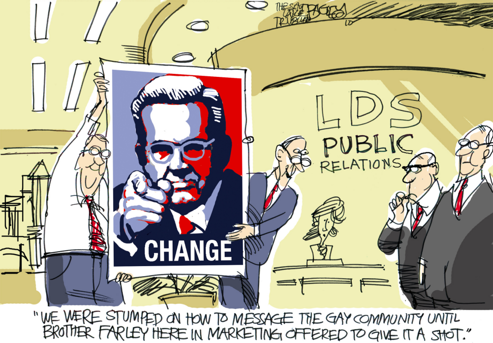  GAYS CAN CHANGE by Pat Bagley