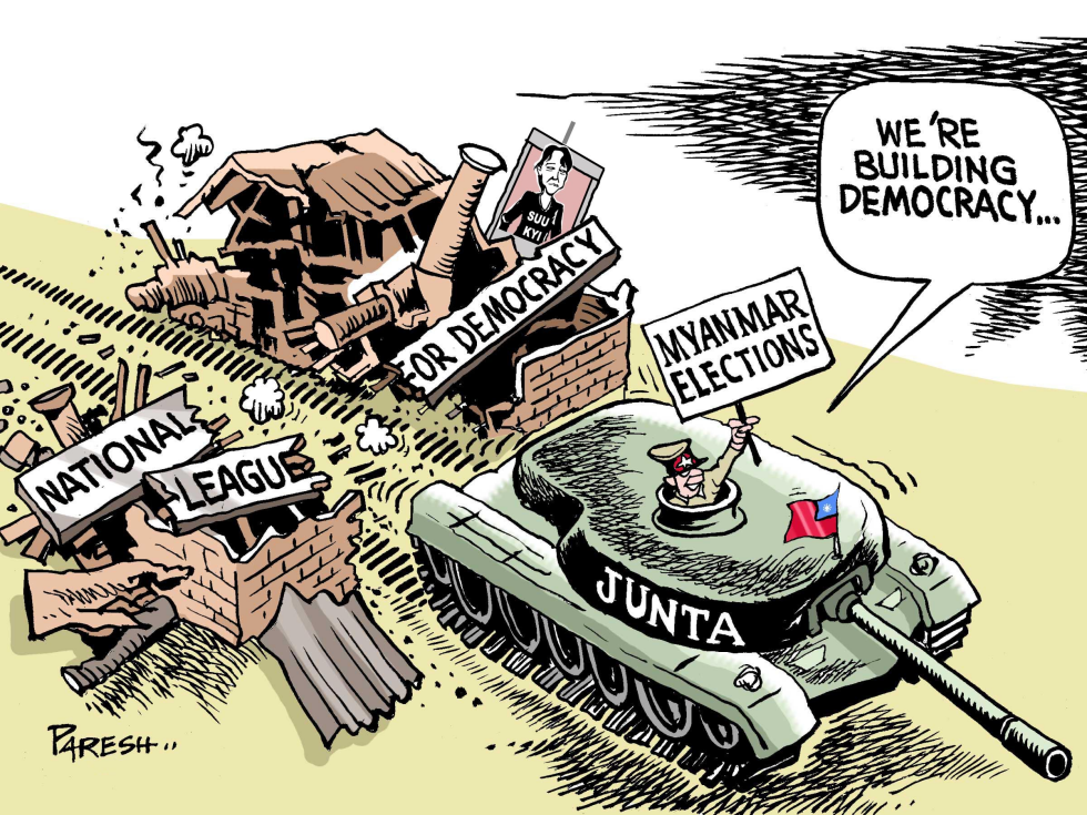  MYANMAR ELECTIONS by Paresh Nath