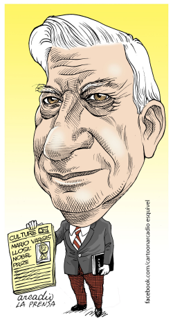 MARIO VARGAS LLOSA  by Arcadio Esquivel