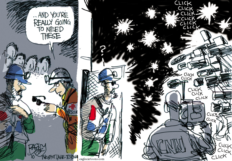  CHILE MINE RESCUE by Pat Bagley