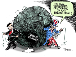 CLIMATE STAND-OFF by Paresh Nath