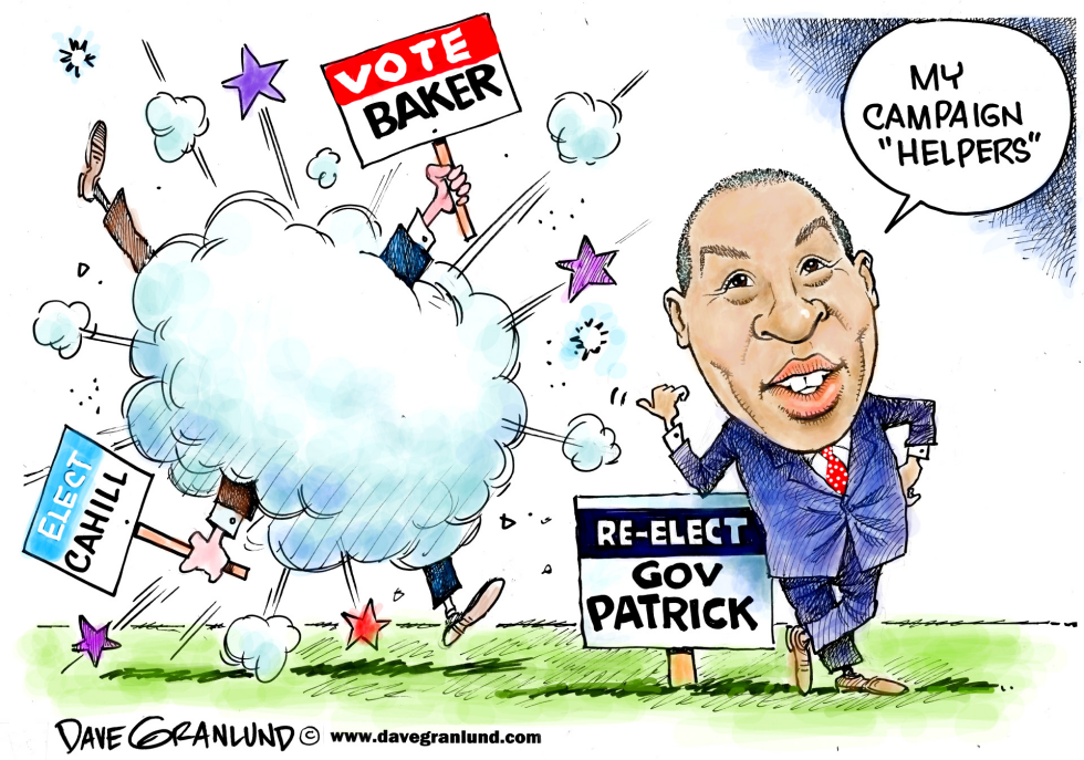  MA RACE FOR GOVERNOR by Dave Granlund