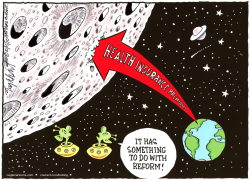 RISING HEALTH INSURANCE PREMIUMS by Bob Englehart