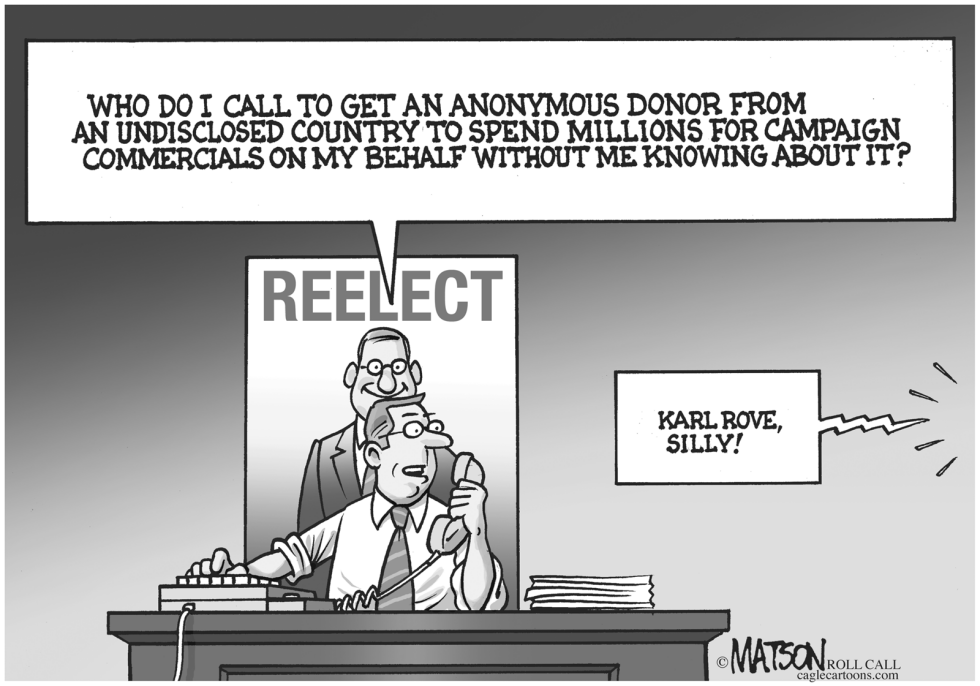  ANONYMOUS CAMPAIGN DONORS by RJ Matson