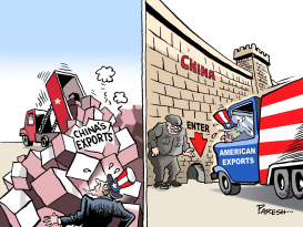 CHINA, US TRADE by Paresh Nath