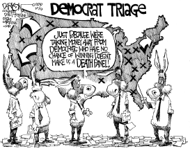 DEMOCRAT TRIAGE by John Darkow