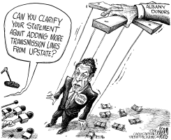 NY STATUS CUOMO by Adam Zyglis