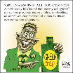 GREENWASHING by Aislin