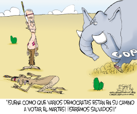 EL GOP ESTA LLEGANDO  by Pat Bagley