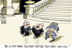 LOCAL TEABAGGER UTAH by Pat Bagley