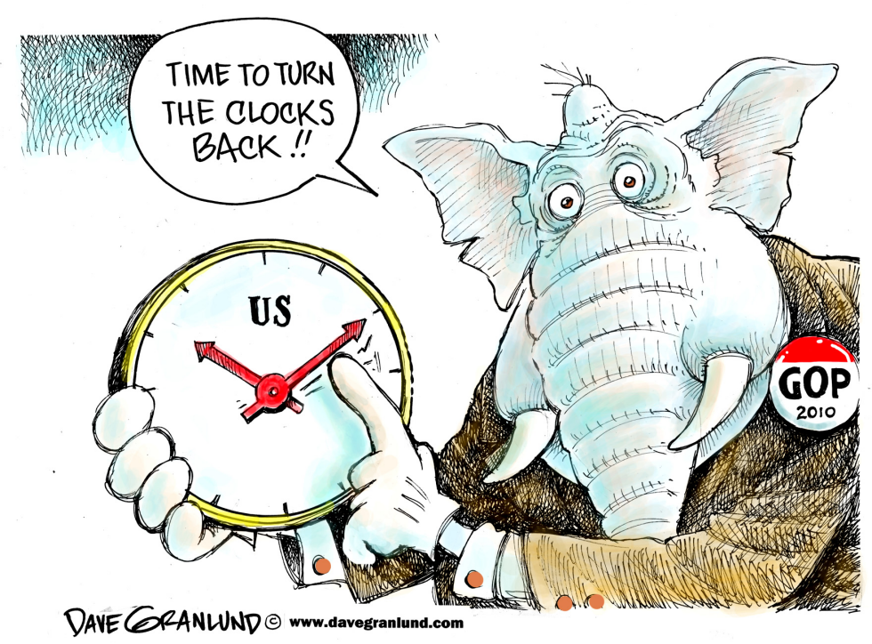  TURNING BACK THE CLOCKS by Dave Granlund