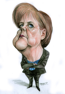 ANGELA MERKEL by Petar Pismestrovic