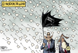 LLUVIA DE MEDIO PERIODO  by Nate Beeler