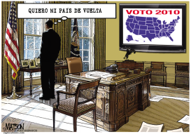 EL PRESIDENTE OBAMA QUIERE SU PAIS DE VUELTA  by RJ Matson