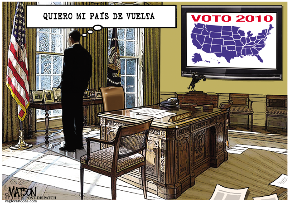  EL PRESIDENTE OBAMA QUIERE SU PAIS DE VUELTA  by RJ Matson