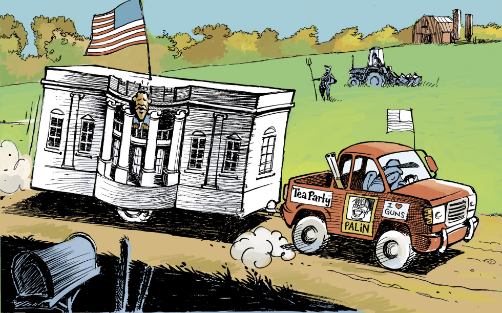  OBAMA HOSTAGE by Patrick Chappatte