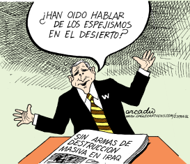 BUSH Y SUS WMD by Arcadio Esquivel