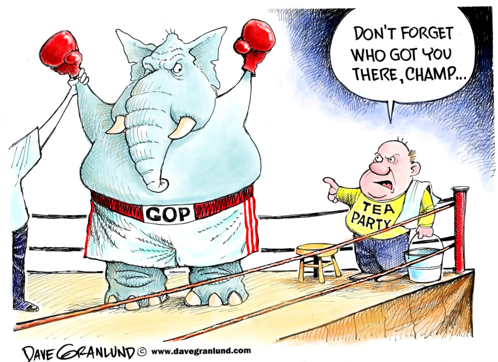  TEA PARTY AND GOP 2010 by Dave Granlund