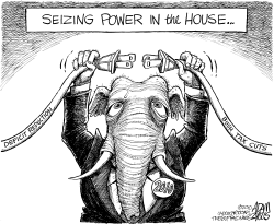 GOP SEIZES POWER by Adam Zyglis