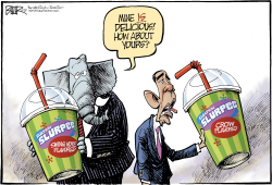 DELICIOUS SLURPEES by Nate Beeler