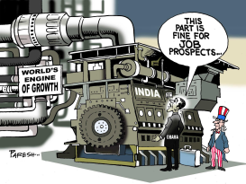 OBAMA AND JOBS IN INDIA by Paresh Nath