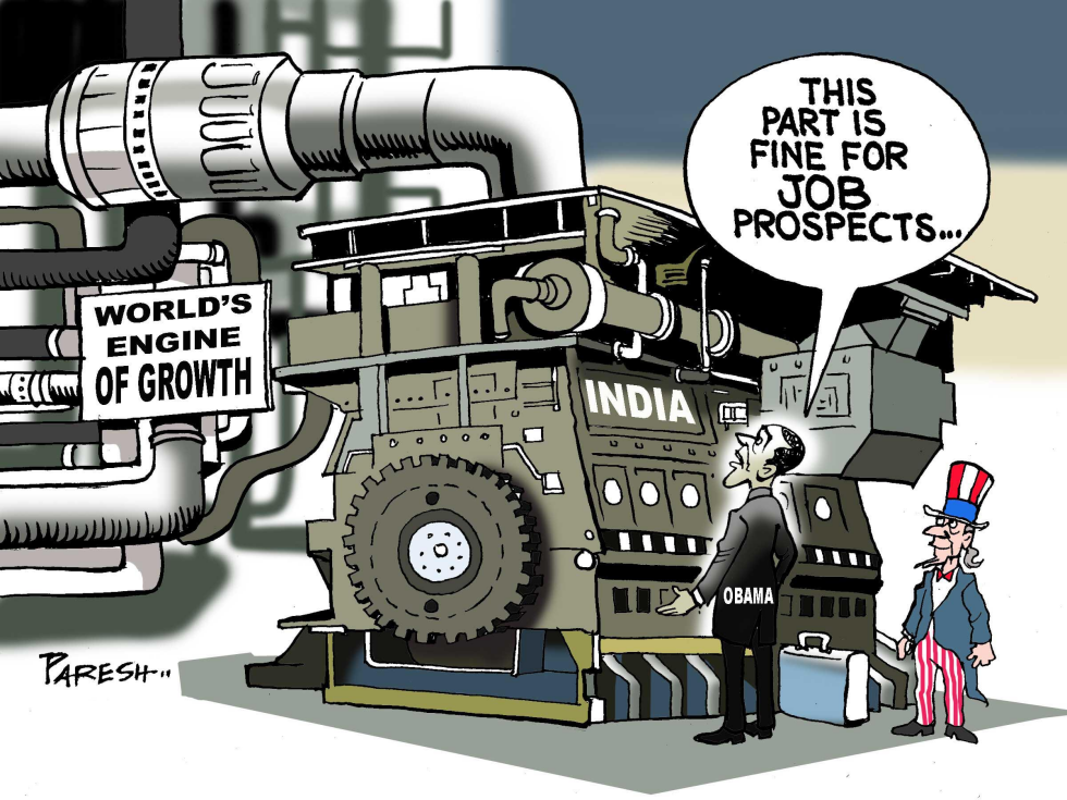  OBAMA AND JOBS IN INDIA by Paresh Nath