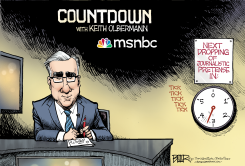 COUNTDOWN WITH KEITH OLBERMANN by Nate Beeler