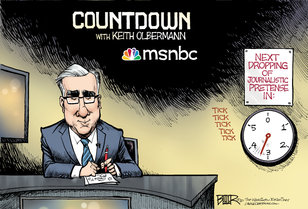  COUNTDOWN WITH KEITH OLBERMANN by Nate Beeler