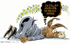 DEMOCRATS REALLY WIN  by Daryl Cagle