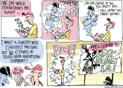 TEA PARTY PARADISE  by Pat Bagley