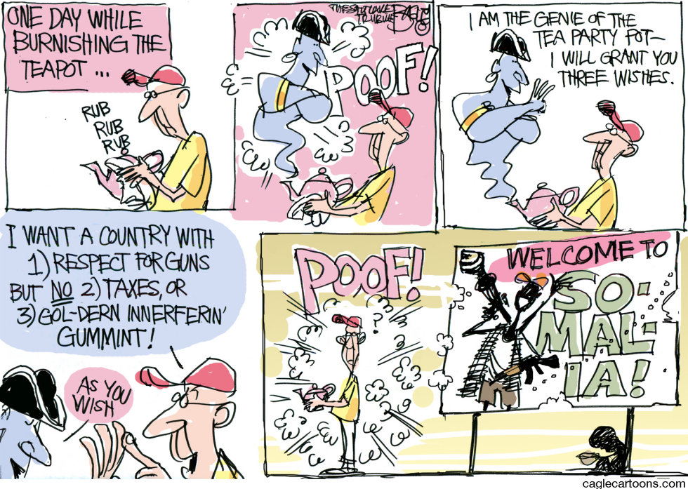  TEA PARTY PARADISE  by Pat Bagley