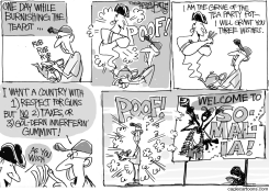 TEA PARTY PARADISE by Pat Bagley