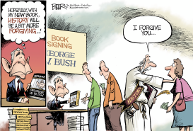 BUYING THE BUSH BOOK by Nate Beeler