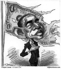 OBAMA AND THE ALMIGHTY DOLLAR by Taylor Jones