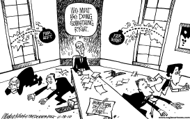 BIPARTISAN DEFICIT COMMISSION by Mike Keefe