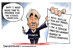 RANGEL ETHICS HEARING by Dave Granlund