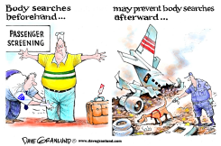 BODY SEARCHES by Dave Granlund