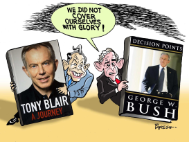 BUSH AND BLAIR BOOKS by Paresh Nath