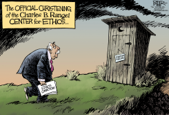 RANGEL CENTER FOR ETHICS by Nate Beeler