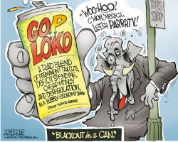 GOP BOOZE-ENERGY DRINK by John Cole