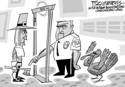 TURKEY SECURITY by David Fitzsimmons