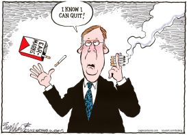 MITCH MCCONNELL by Bob Englehart