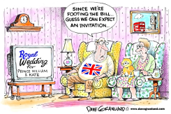 ROYAL WEDDING PLANS by Dave Granlund