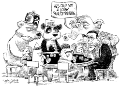 OBAMA PLAYS POKER by Daryl Cagle