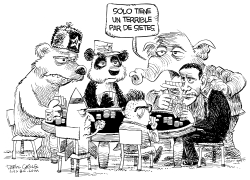 OBAMA JUEGA POKER by Daryl Cagle