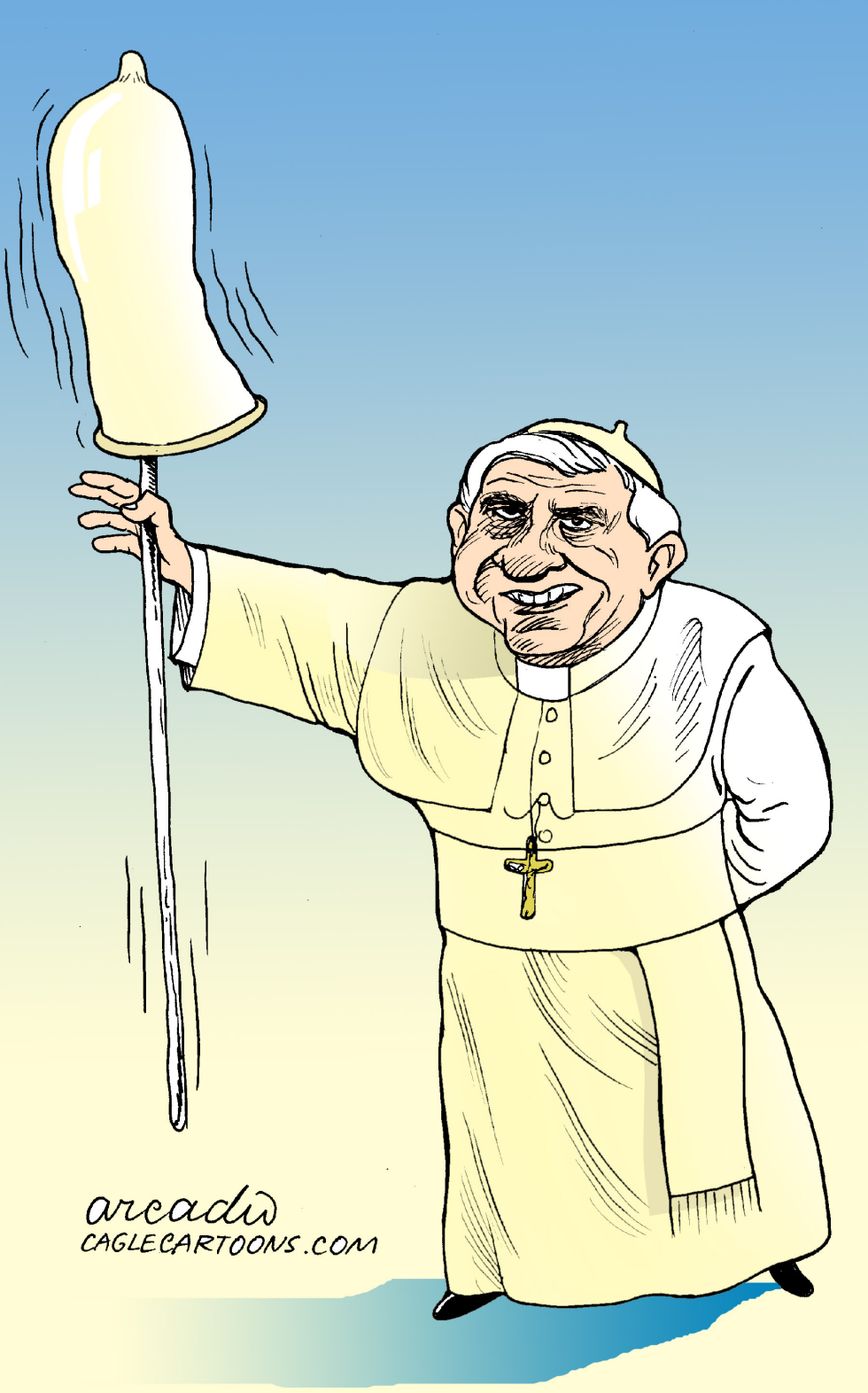  THE POPE AND THE CONDOM by Arcadio Esquivel