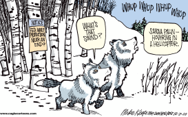 WOLF PROTECTION by Mike Keefe