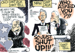 DONT ASK OR TELL by Pat Bagley