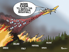 EUROZONE BUSHFIRE by Paresh Nath